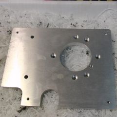 Motor plate size: 131.5x170.5 mm made of aluminum